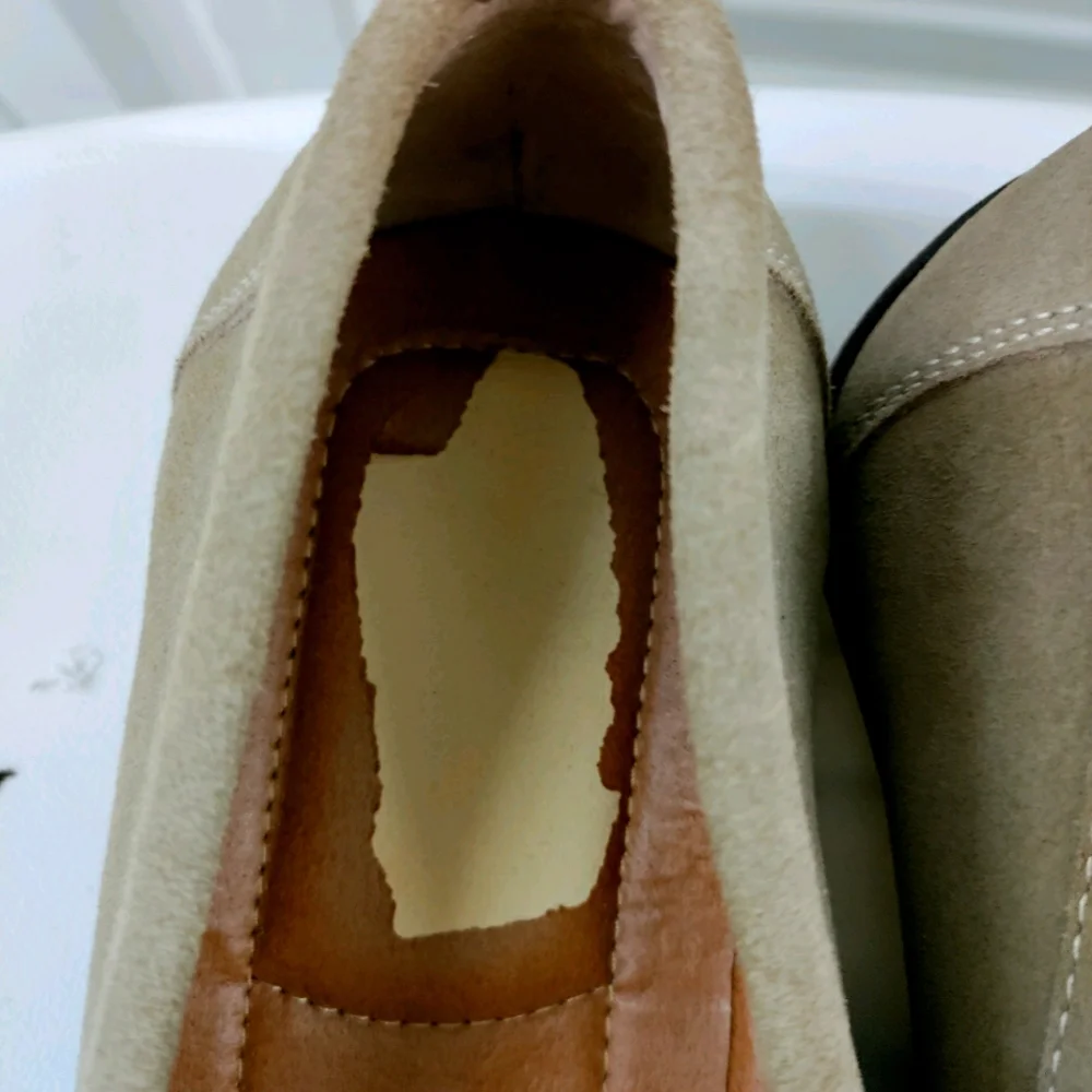 Alfani Men's tan suede loafers